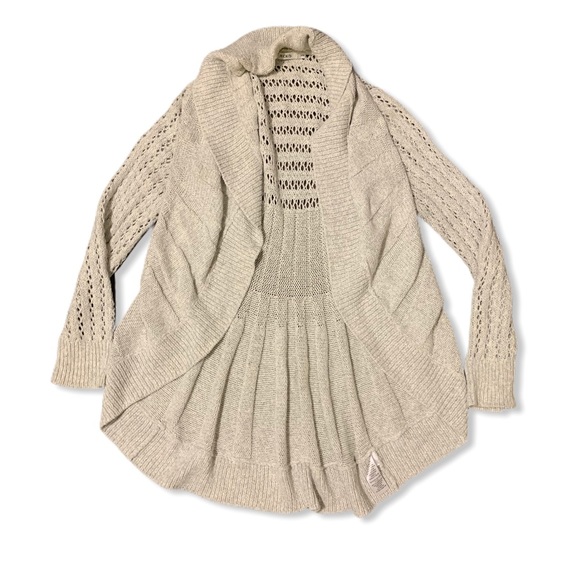 Ricki’s soft grey oversized knitted cardigan top L - Picture 2 of 9